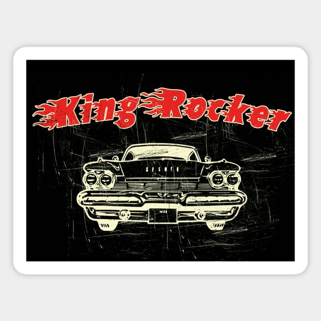 Vintage Car Magnet by Kingrocker Clothing